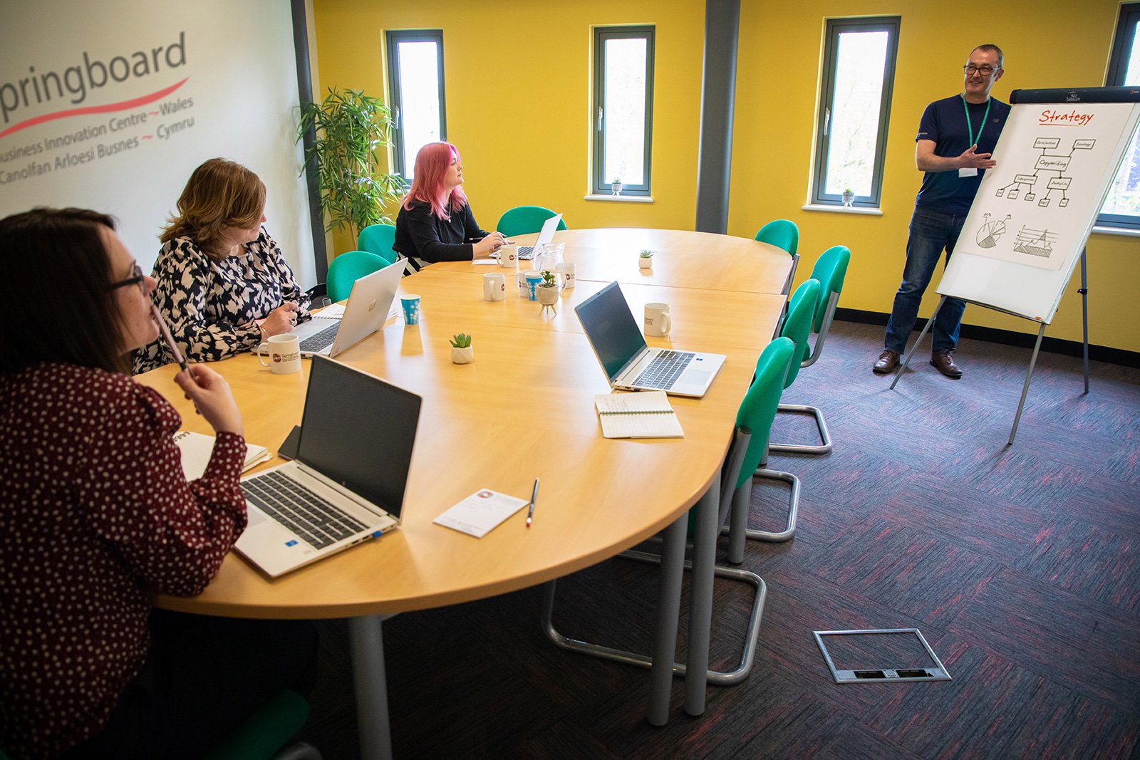 Meeting taking place at Springboard Business Innovation Centre