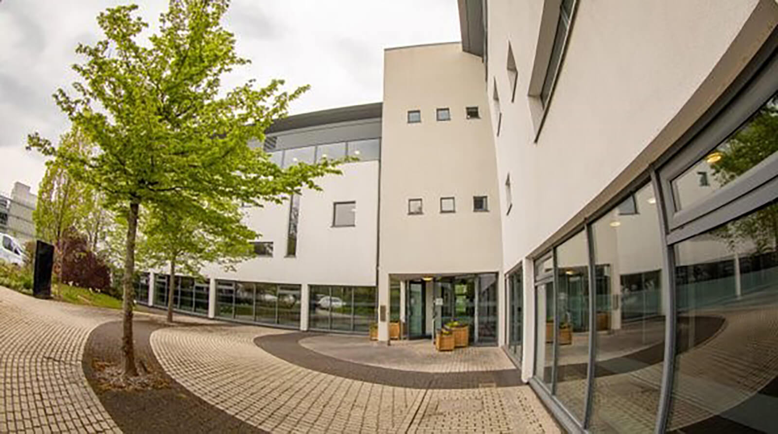 Springboard - Side view of entrance